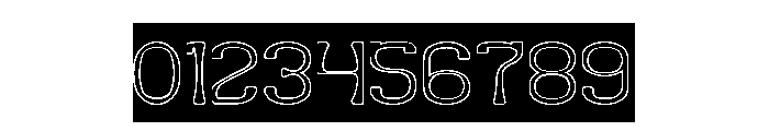 Village Serenity-Hollow-Inverse Font OTHER CHARS