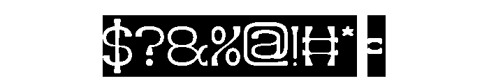 Village Serenity-Inverse Font OTHER CHARS