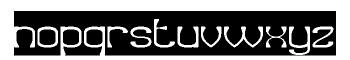 Village Serenity-Inverse Font LOWERCASE