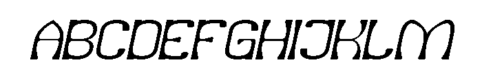 Village Serenity Italic Font UPPERCASE