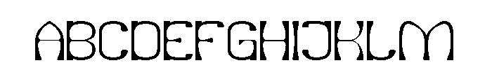 Village Serenity-Light Font UPPERCASE