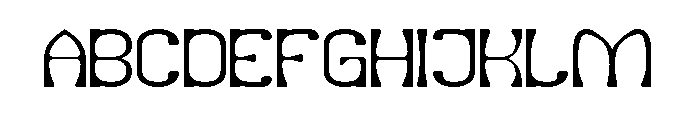 Village Serenity Font UPPERCASE