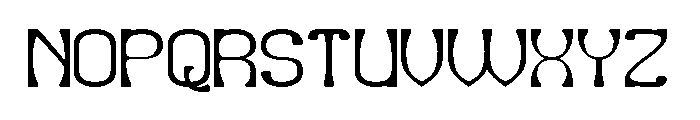 Village Serenity Font UPPERCASE