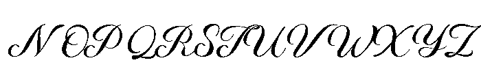 Villager Club Regular Font UPPERCASE