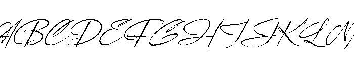 Villargio Italic Font UPPERCASE