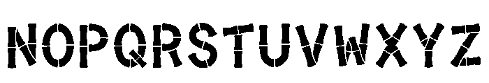Vim Regular Font UPPERCASE