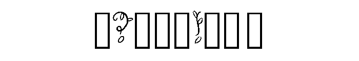 Vine Leaf By Squeeb Cre Regular Font OTHER CHARS