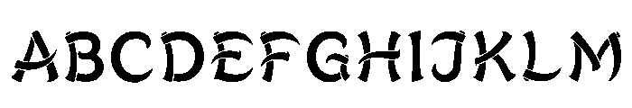 Vines Regular Font UPPERCASE