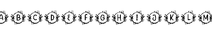 Vinetta Monogram Font UPPERCASE