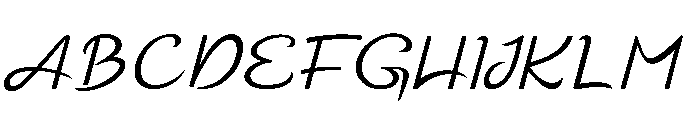 Vintacia Font UPPERCASE