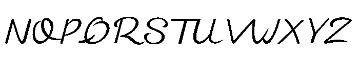 Vintacia Font UPPERCASE