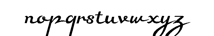 Vintacia Font LOWERCASE