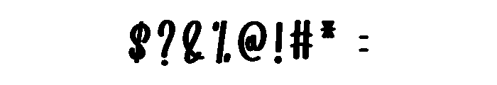 Vintage Absolute Font OTHER CHARS