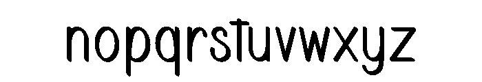 Vintage Absolute Font LOWERCASE
