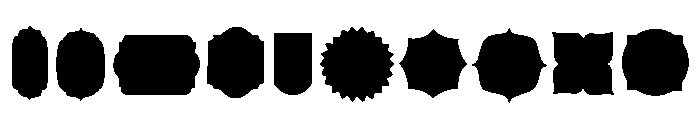 Vintage Badge Collection Font OTHER CHARS
