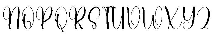 Vintage Barbie Font UPPERCASE
