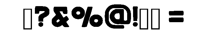 Vintage Block Regular Font OTHER CHARS