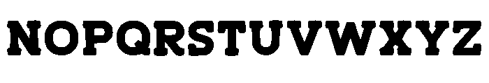 Vintage Block Regular Font UPPERCASE