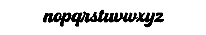 Vintage Bloom Font LOWERCASE