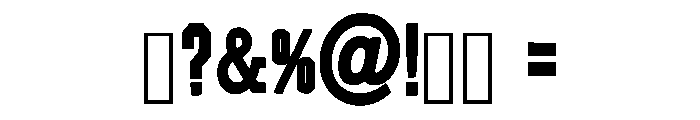 Vintage Capslock Regular Font OTHER CHARS