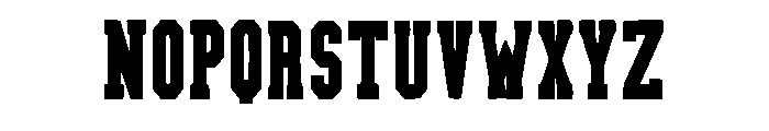 Vintage Capslock Regular Font LOWERCASE