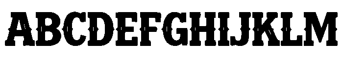 Vintage Carnival Font UPPERCASE