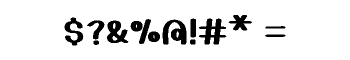 Vintage Chalk Font OTHER CHARS