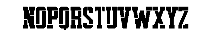 Vintage Champion Regular Font UPPERCASE