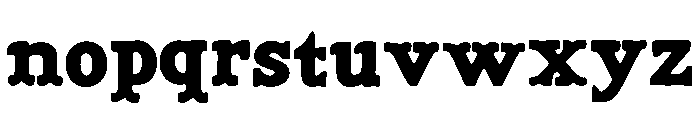 Vintage_Chrome Font LOWERCASE