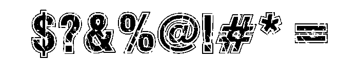 Vintage City Regular Font OTHER CHARS