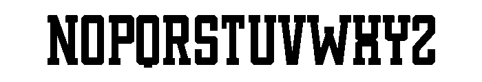 Vintage College Regular Font LOWERCASE