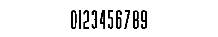 Vintage Condensed Regular Font OTHER CHARS
