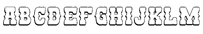Vintage Country Regular Font UPPERCASE