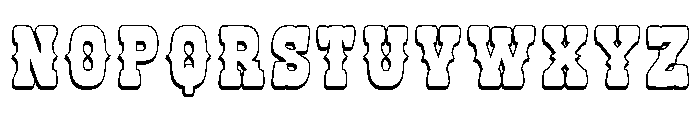 Vintage Country Regular Font UPPERCASE