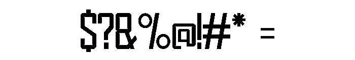 Vintage Forge Regular Font OTHER CHARS