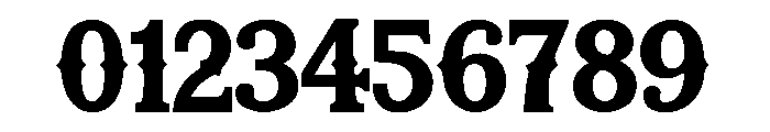Vintage Forge Font OTHER CHARS