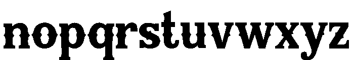 Vintage Forge Font LOWERCASE