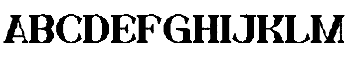 Vintage Friends Font UPPERCASE