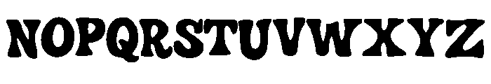 Vintage Funk Regular Font UPPERCASE