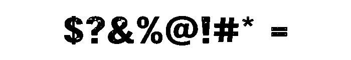 Vintage Grovee Font OTHER CHARS