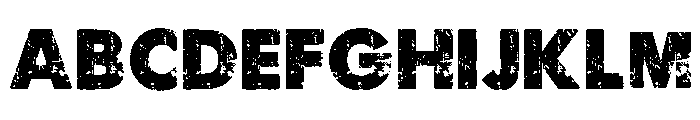 Vintage Grunge Regular Font UPPERCASE