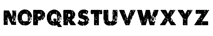 Vintage Grunge Regular Font UPPERCASE