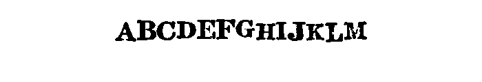 Vintage Handprinted Blo Regular Font UPPERCASE