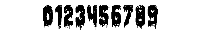 Vintage Horror Regular Font OTHER CHARS