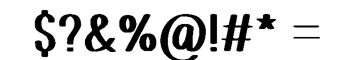 Vintage Journal Font OTHER CHARS