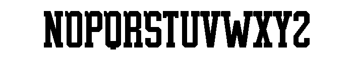 Vintage League Regular Font UPPERCASE