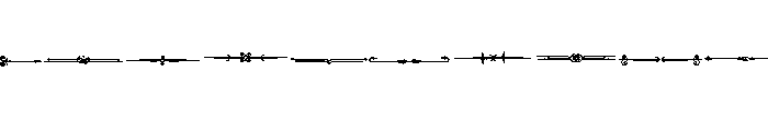 Vintage Line Separator Font OTHER CHARS