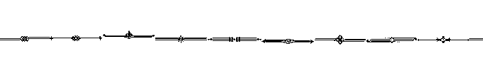 Vintage Line Separator Font LOWERCASE