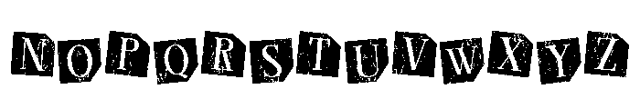 Vintage Magazine Regular Font LOWERCASE