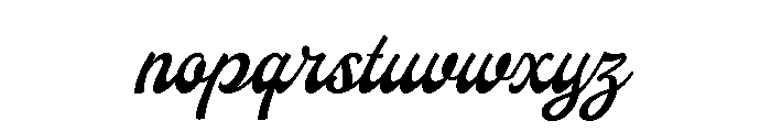 Vintage Melinda Font LOWERCASE